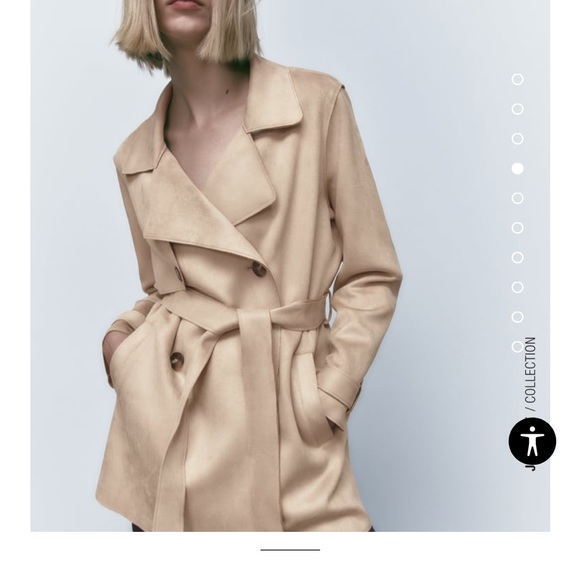 Zara faux suede jacket - Picture 8 of 8